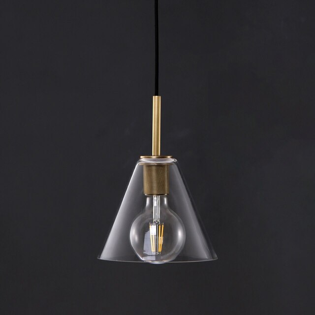 Lattice Cone Glass Pendant Light - Kavker