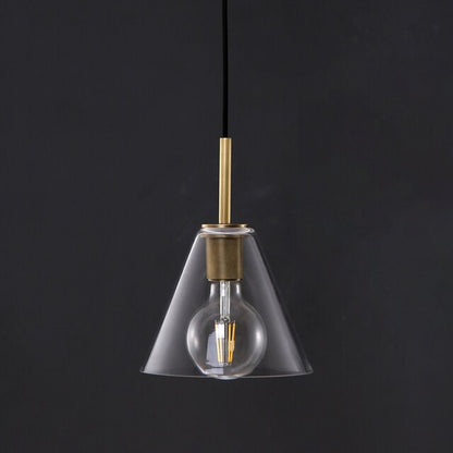 Lattice Cone Glass Pendant Light - Kavker