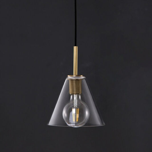 Lattice Cone Glass Pendant Light - Kavker