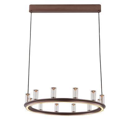 Aprilia Round LED Ring Chandelier - Kavker - 