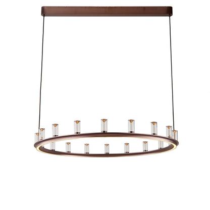 Aprilia Round LED Ring Chandelier - Kavker - 