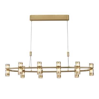 Arcanite Round / Oval LED Ring Chandelier - Kavker - 