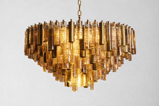 Frosted Round Chandelier