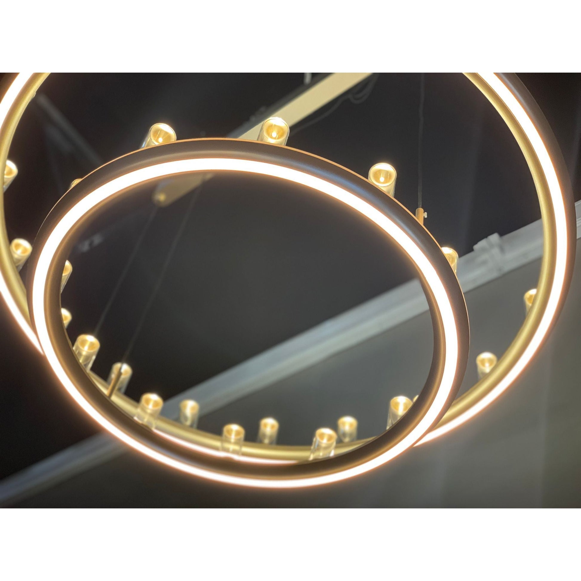 Aprilia Round LED Ring Chandelier - Kavker - 