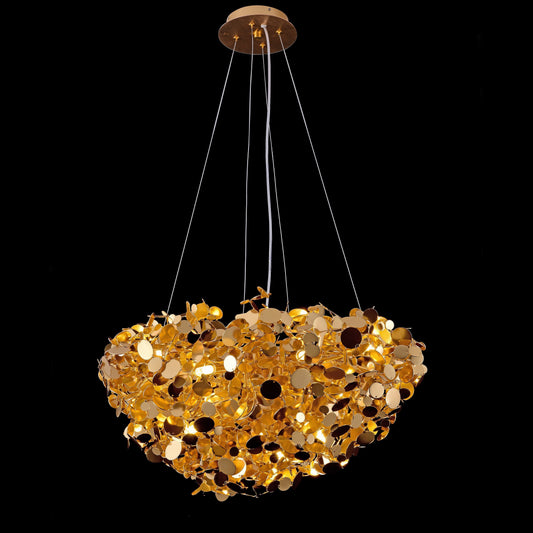 Plutot Round Penny Chandelier - Kavker
