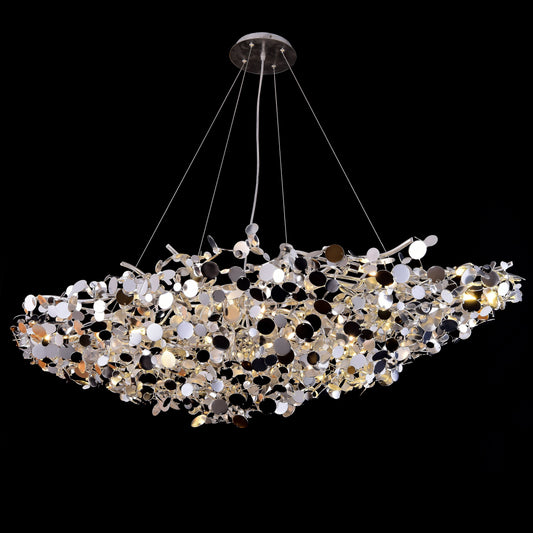Plutot Oval Penny Chandelier - Kavker
