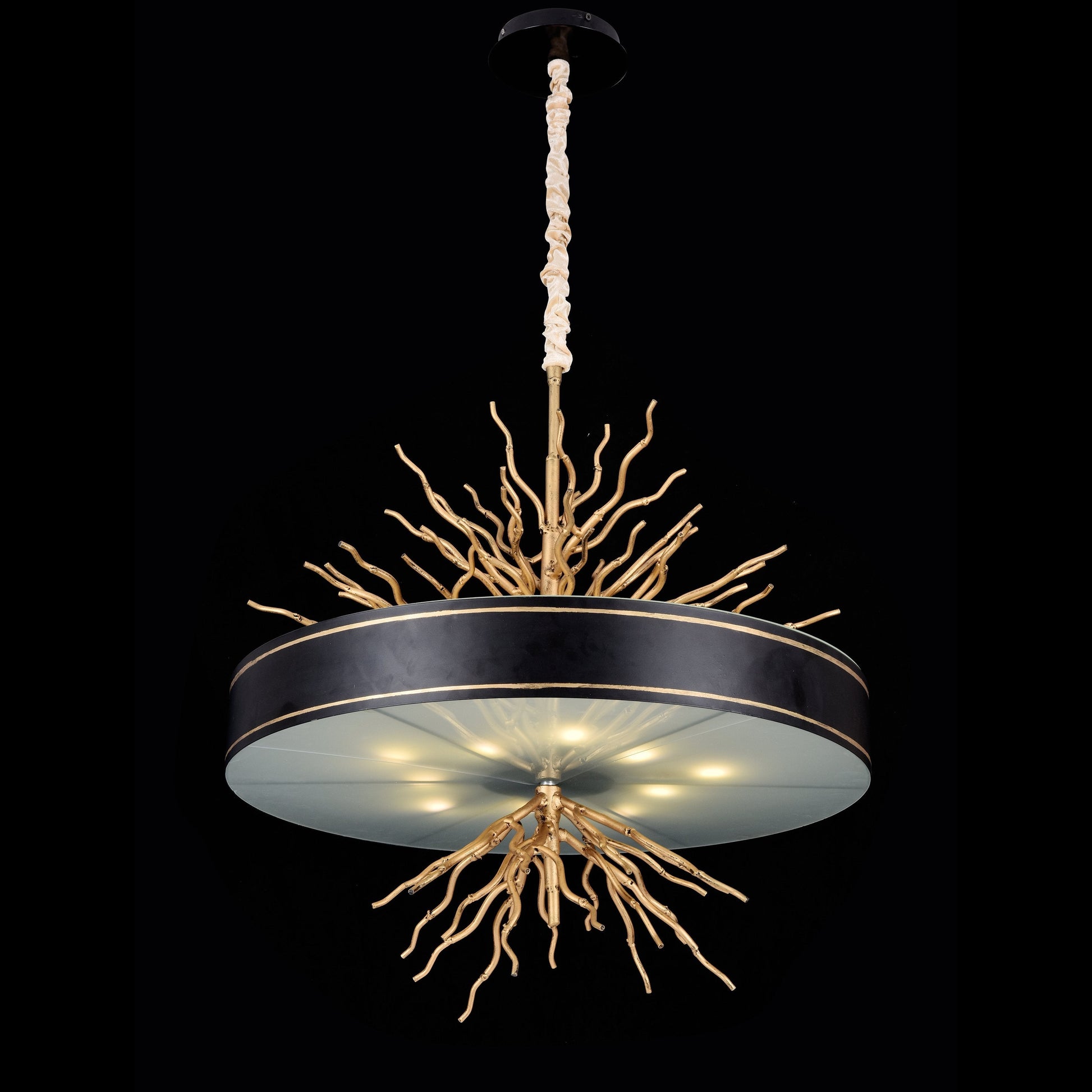 Organic Drum Branching Pendant Light 8031-700 - Kavker