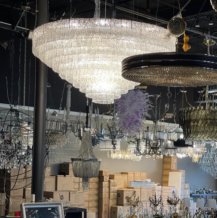 Giovanni Grande Round Murano Glass Chandelier LT-17434 - Kavker - 
