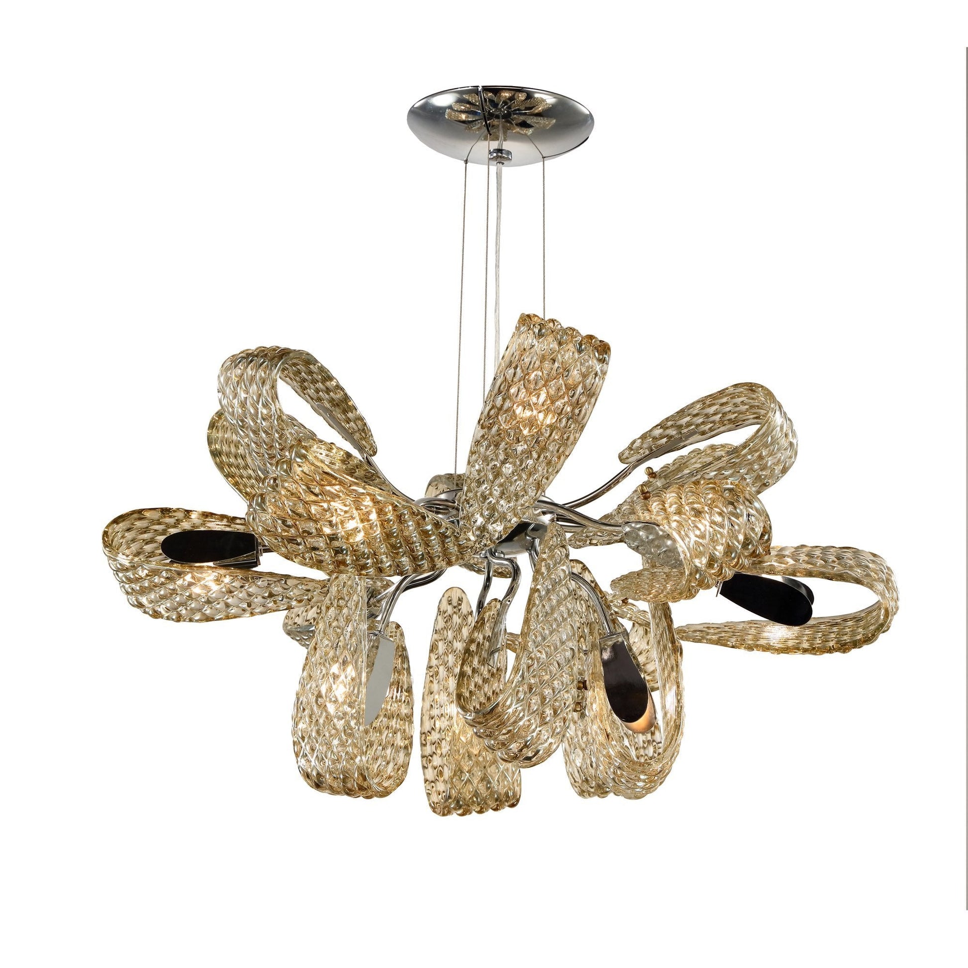 Bella Ropes Murano Glass Chandelier - Kavker - 
