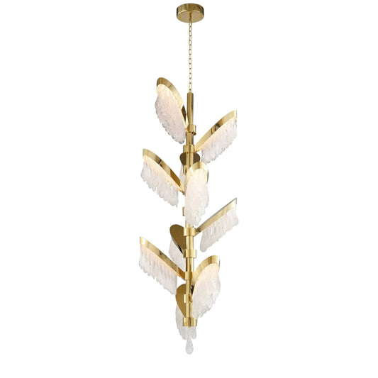 Palm-Villa Murano Glass Foyer Chandelier - Kavker