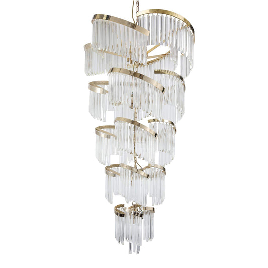 Twin Palms Foyer Crystal Chandelier - Kavker