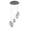 Modern Elliptical Glass Chandelier Φ450*H1500