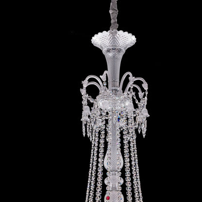 Baccarat Large Entrance Crystal Chandelier-Kavker