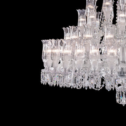 Baccarat Large Entrance Crystal Chandelier-Kavker