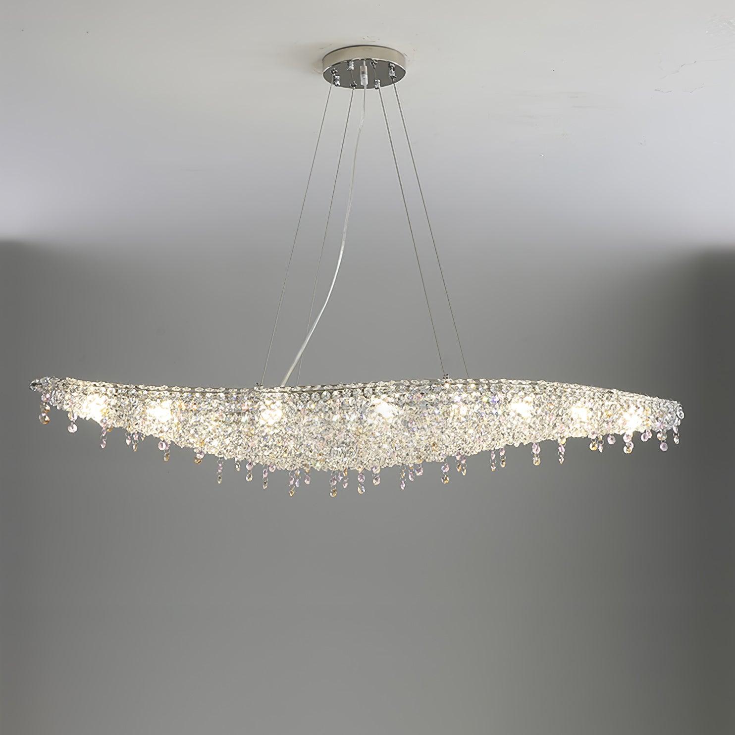 Elegant Boat Crystal Chandelier