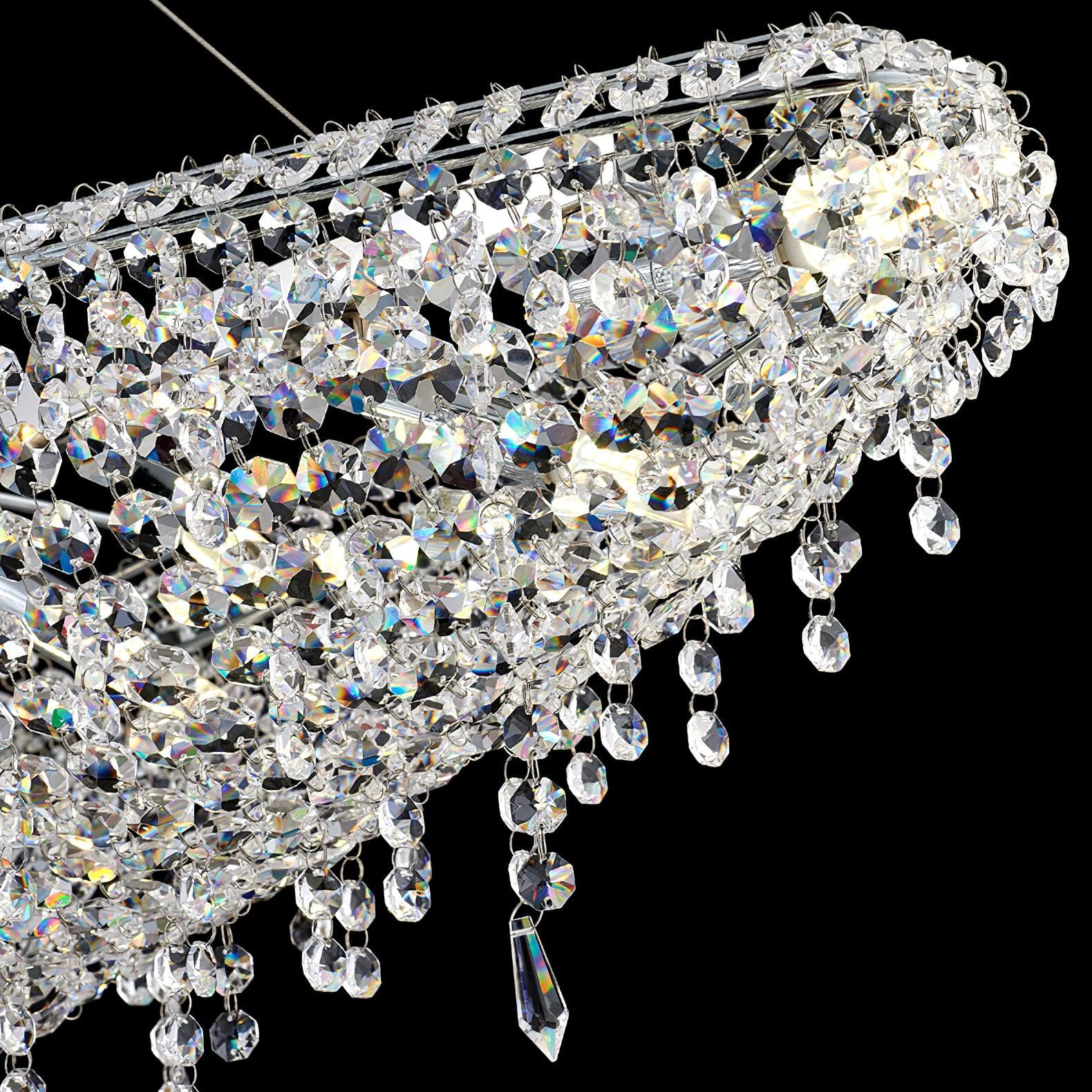 Elegant Boat Crystal Chandelier