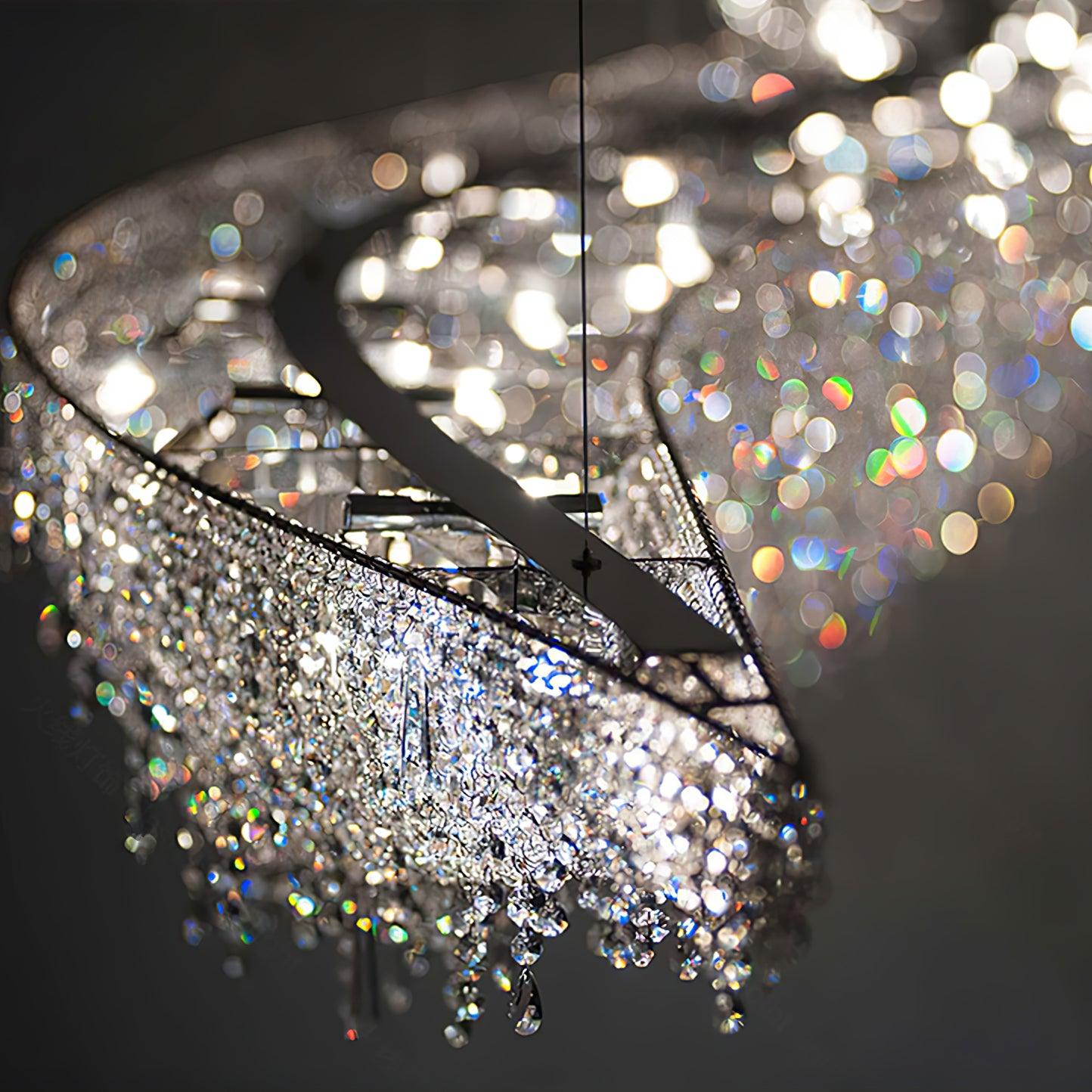 Elegant Boat Crystal Chandelier