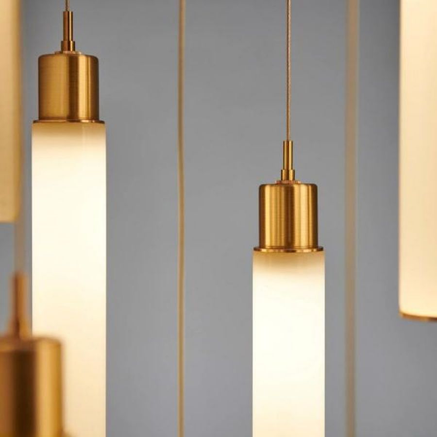 Candle Small Rectangle Chandelier