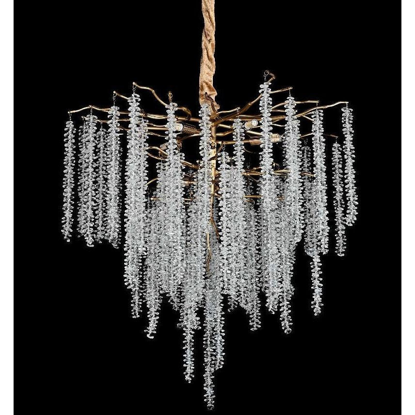 Catherine Crystal Rainfall Foyer Branching Chandelier - Kavker -