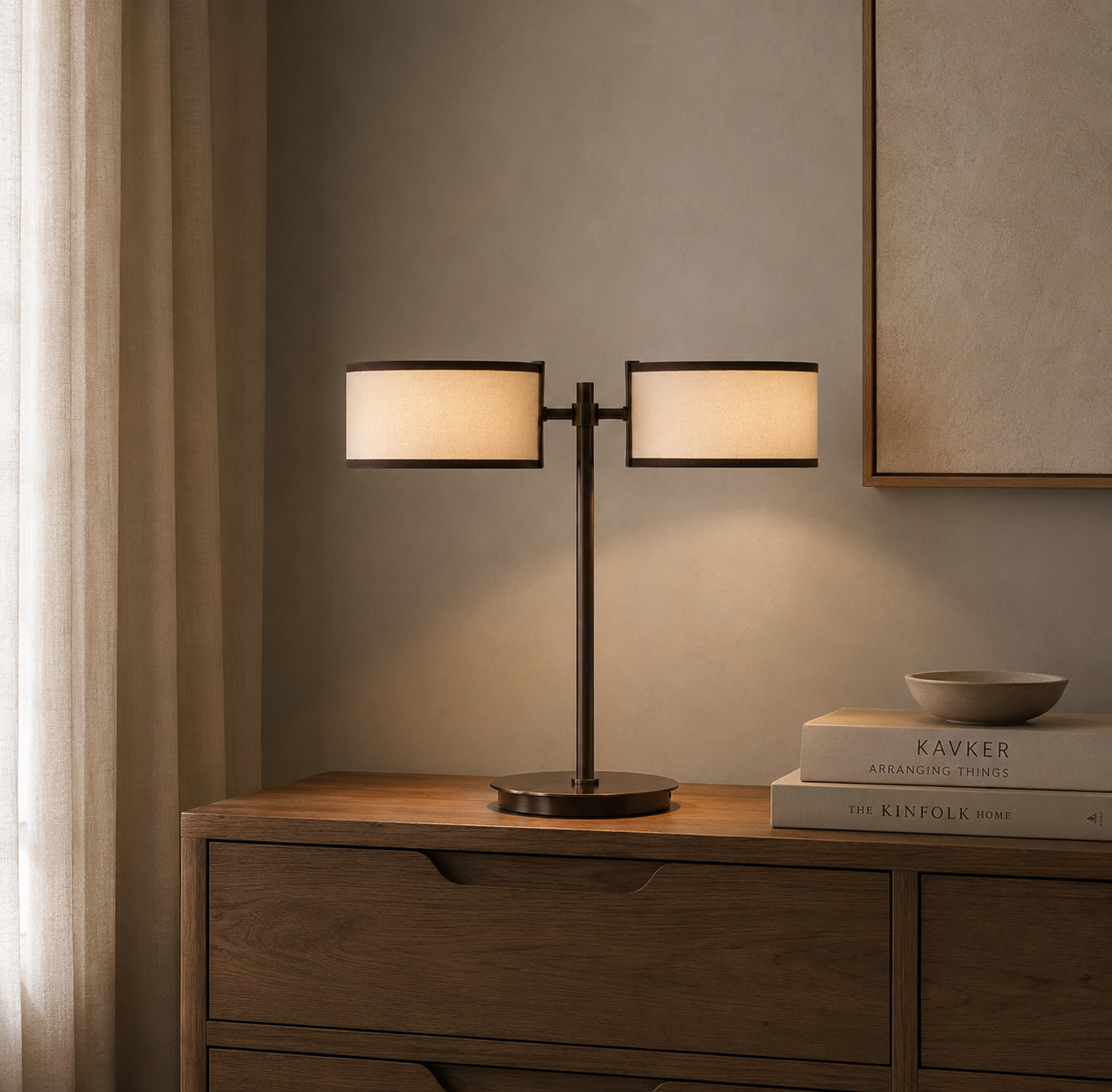 Daphne 2-Light Table Lamp