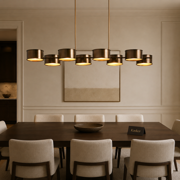 Daphne Metal Linear Chandelier Light
