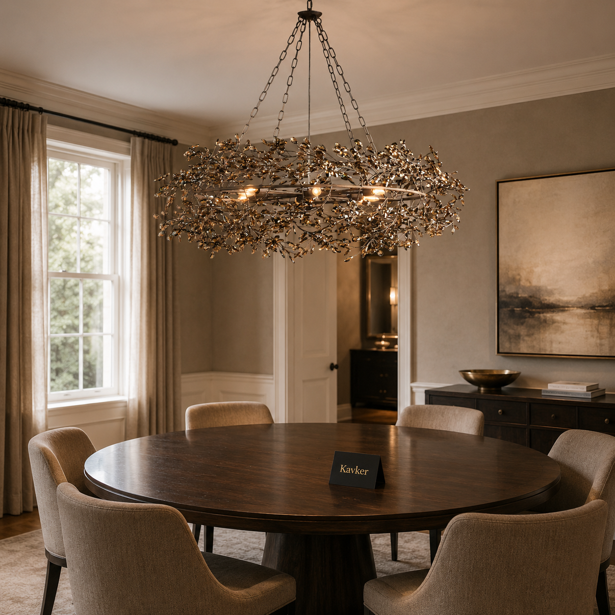 Fiore Crown Chandelier Light