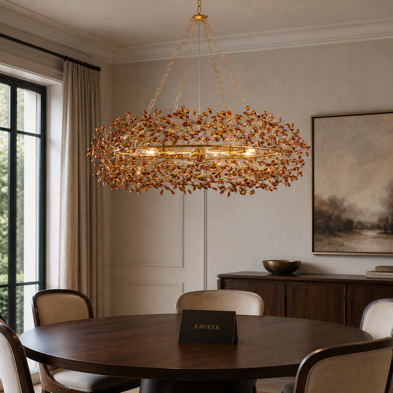Fiore Crown Chandelier Light