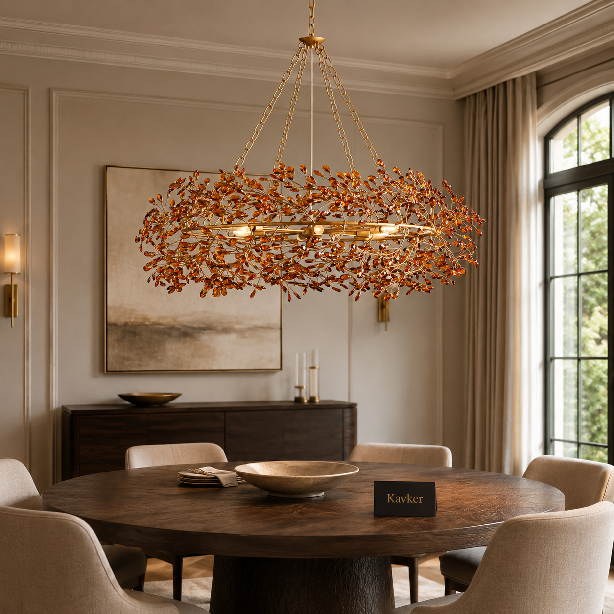 Fiore Crown Chandelier Light