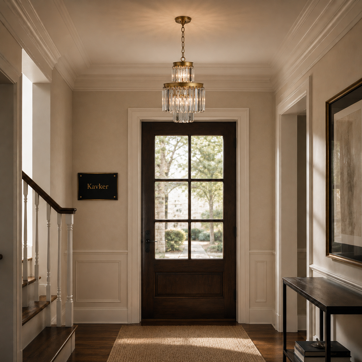 Leyland 15″ Chandelier in Brass Light