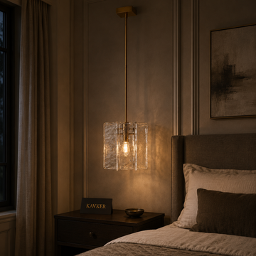 Lattice Glass Pendant Light