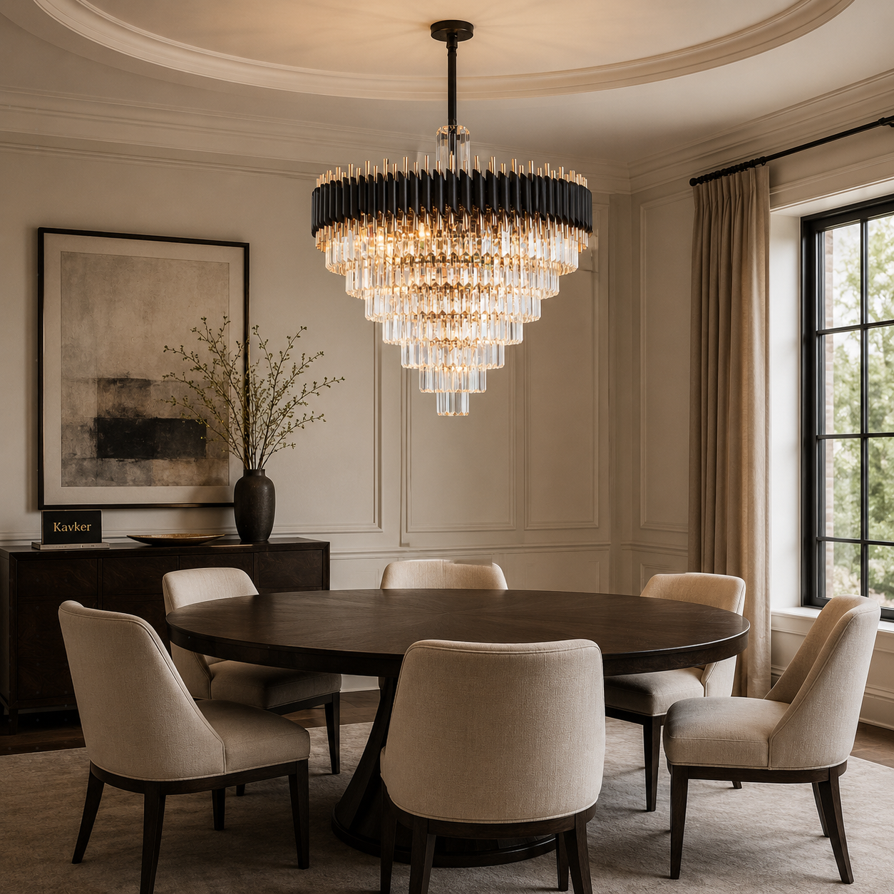 Symphony 37-Light Crystal Round Chandelier
