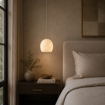 Alabaster Stone Pendant Light