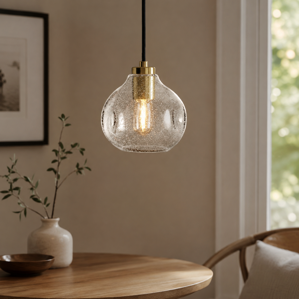 Organic 8″ Pendant