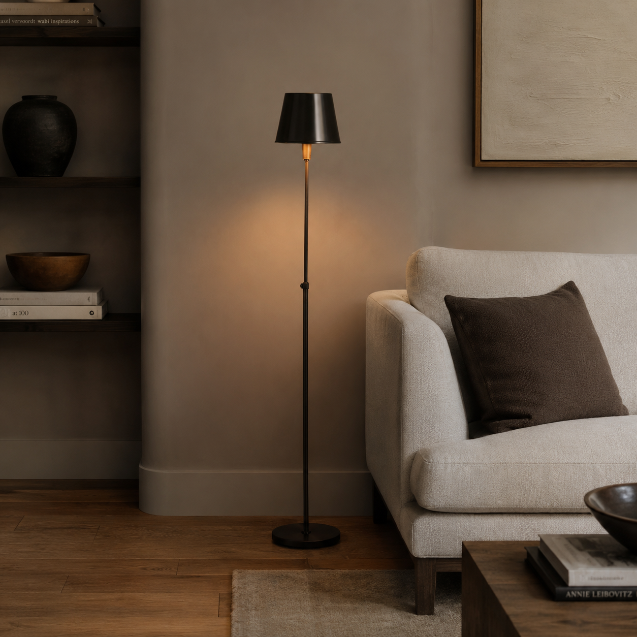 Slim Metal Floor Lamp