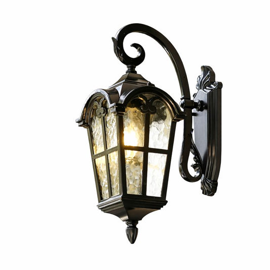 Vintage Lantern-Style Outdoor Wall Sconce