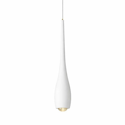 Teardrop-Shaped LED Single-Head Pendant Light