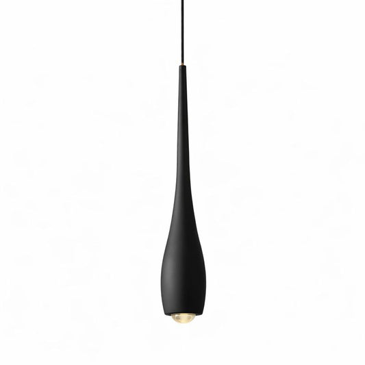 Teardrop-Shaped LED Single-Head Pendant Light