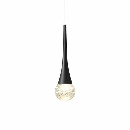 Crystal Ball Teardrop LED Single-Head Pendant Light