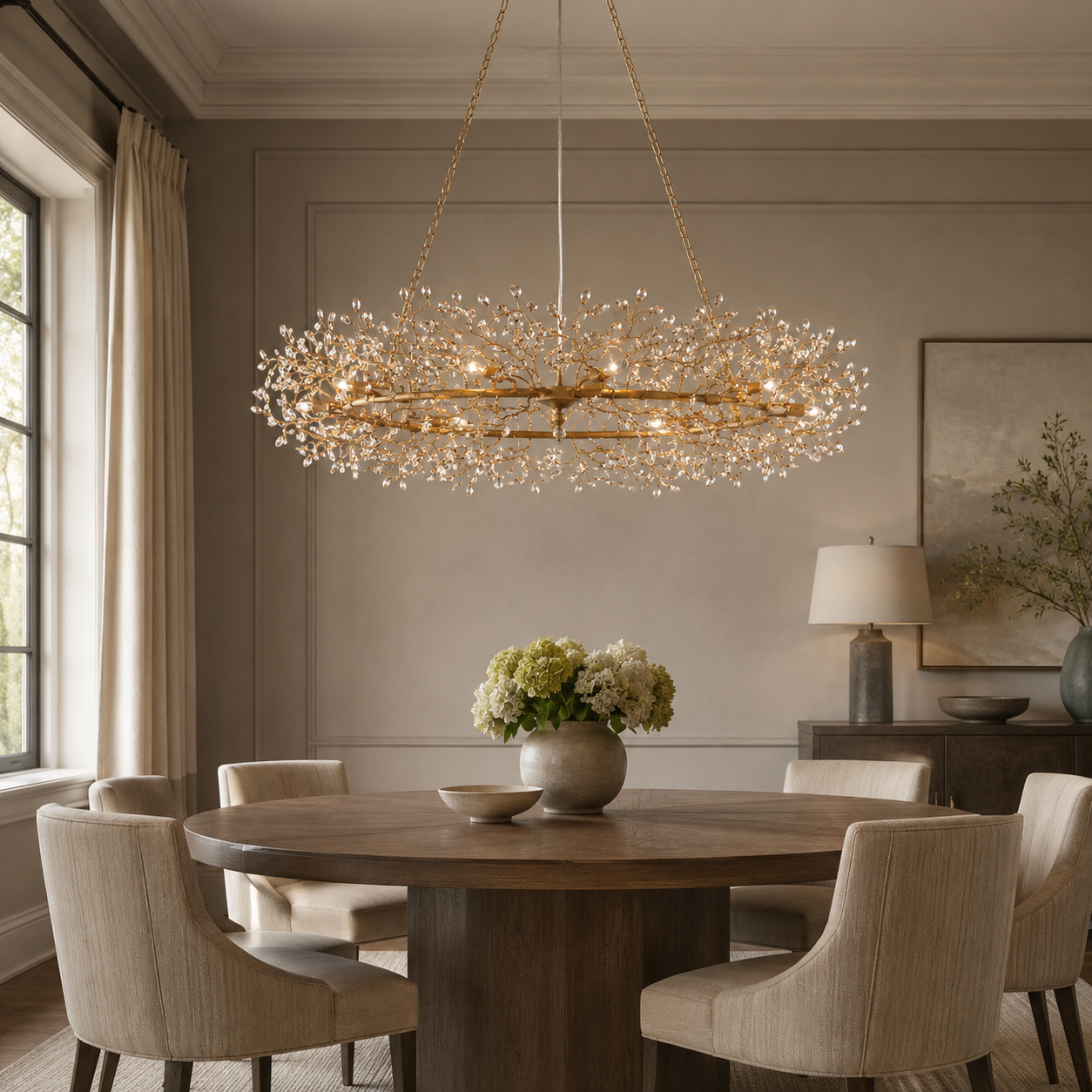 Fiore Crown Chandelier Light