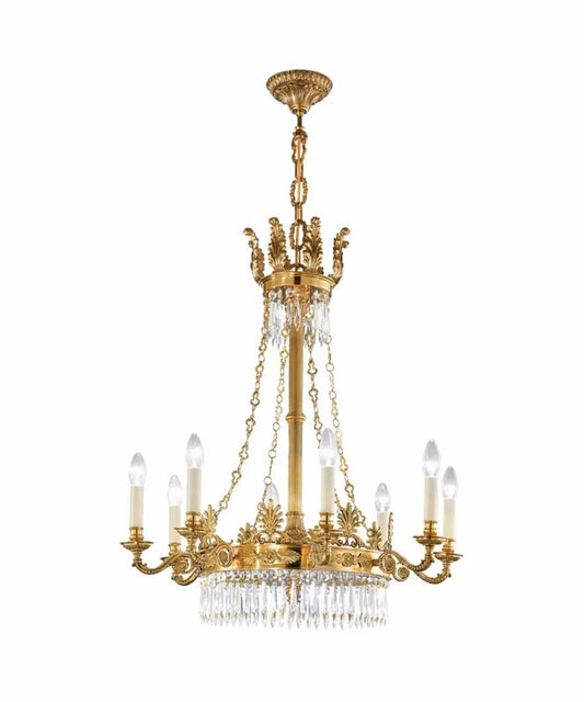 Classical Cheltenham Crystal Glass Chandelier-Kavker
