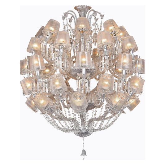 Adeline Round 40L Crystal Chandelier - Kavker - 