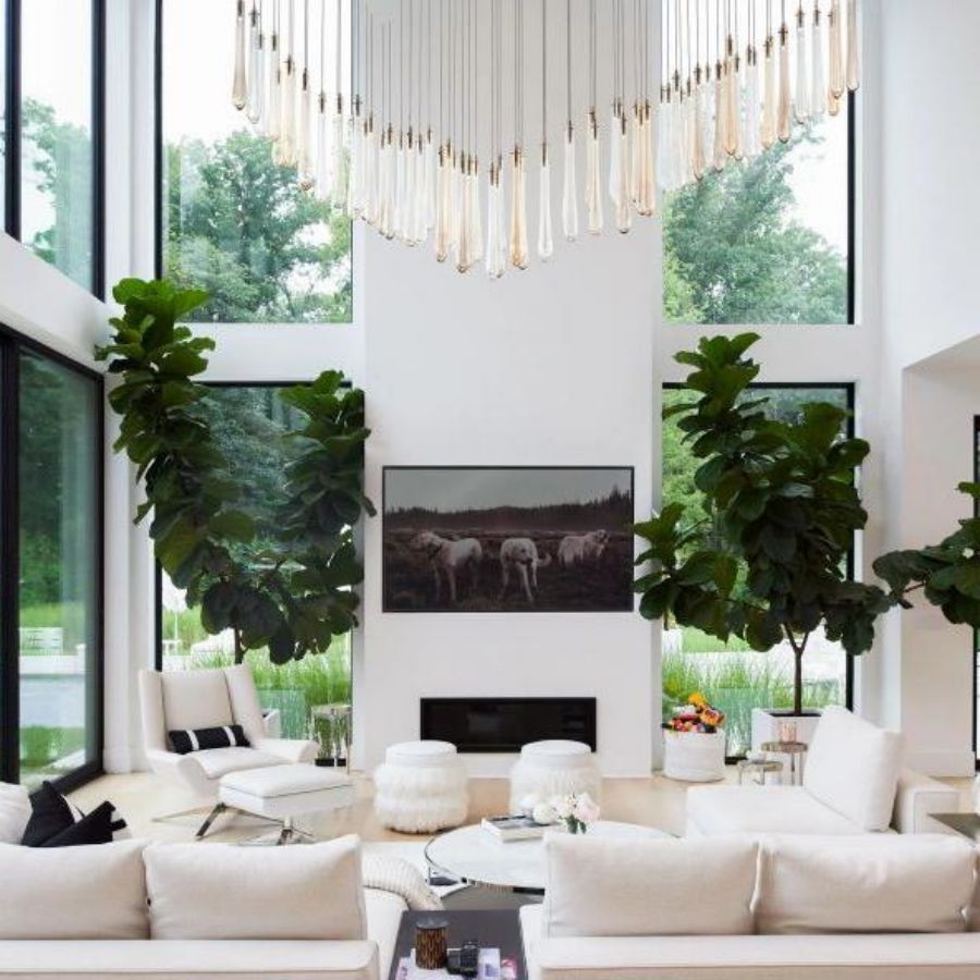 Dewdrop Rectangle Chandelier
