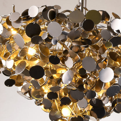 Plutot Round Penny Chandelier - Kavker