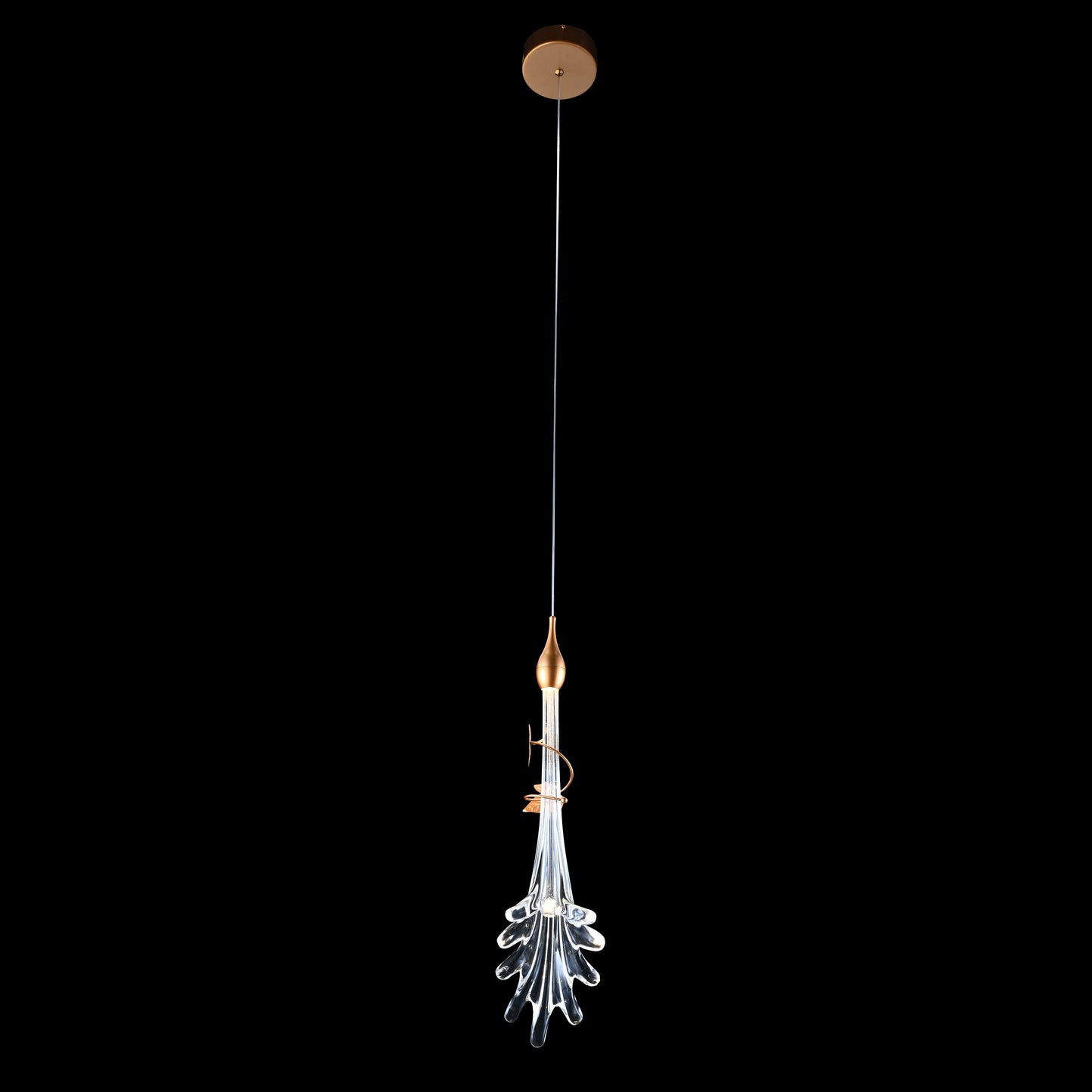 Wave Cluster Flower Glass Pendant Chandelier - Kavker - 