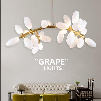 Fashion Grape Linear Chandelier 57" L-Kavker