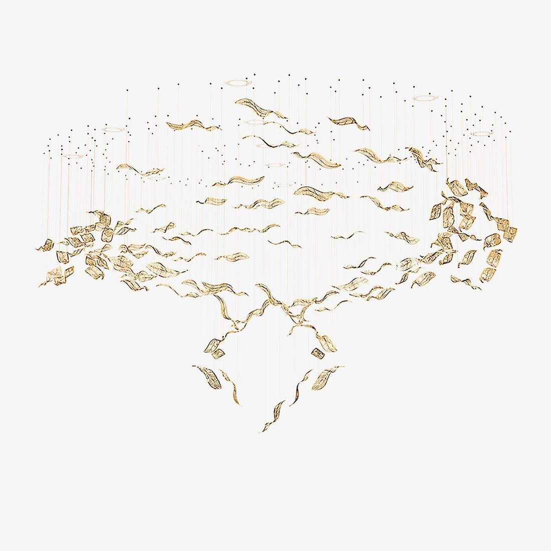 Fluttering Leaves Chandelier-Kavker