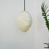 Hand‑Chiseled Galet Alabaster Brass Pendant Lamp – Sculptural Shine