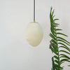Hand‑Chiseled Galet Alabaster Brass Pendant Lamp – Sculptural Shine