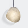 Hand‑Chiseled Galet Alabaster Brass Pendant Lamp – Sculptural Shine