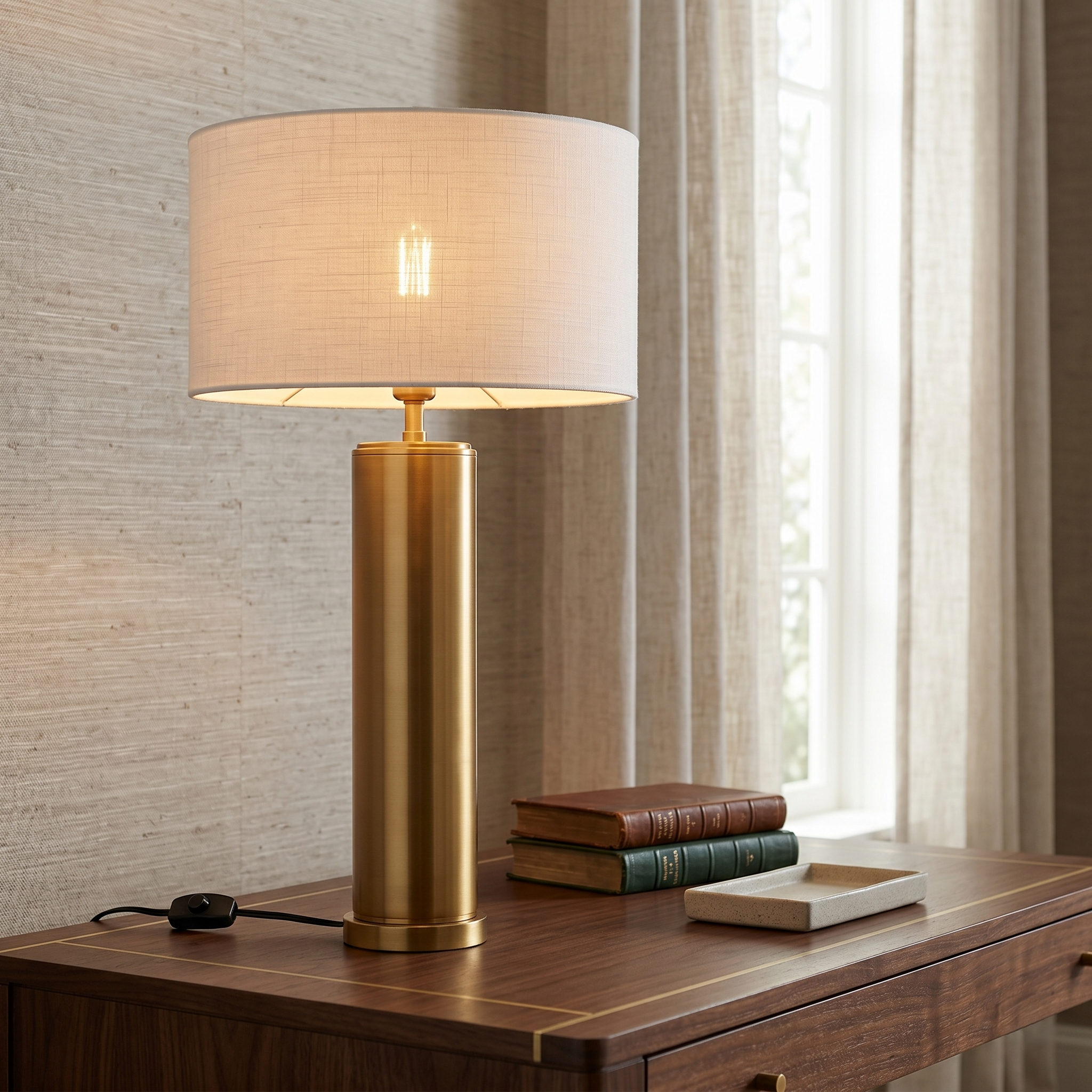 Minimal Column Table Lamp
